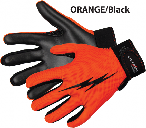 Orange gloves best sale