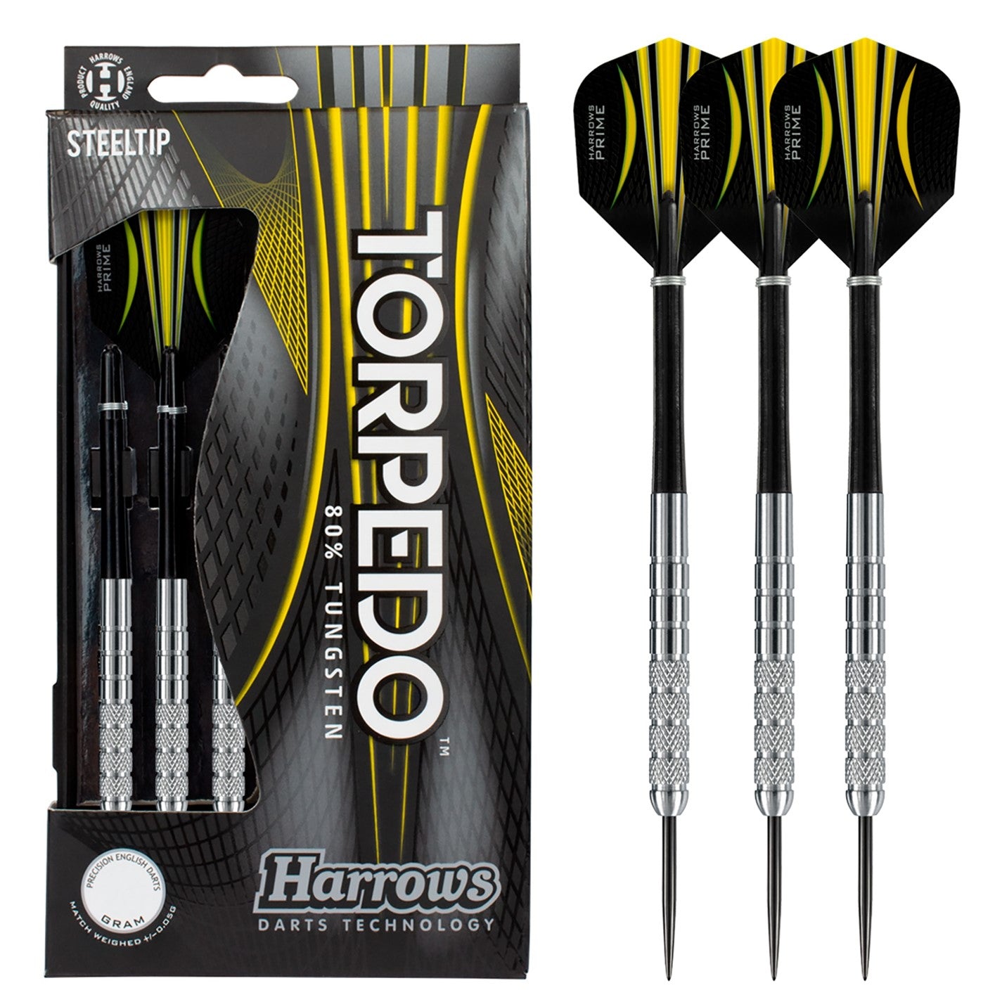 HARROWS TORPEDO 80% TUNGSTEN DARTS (24g)
