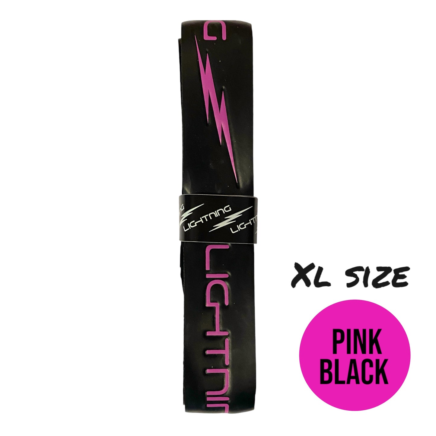 LIGHTNING EMBOSSED HURLING GRIP XL BLACK/PINK