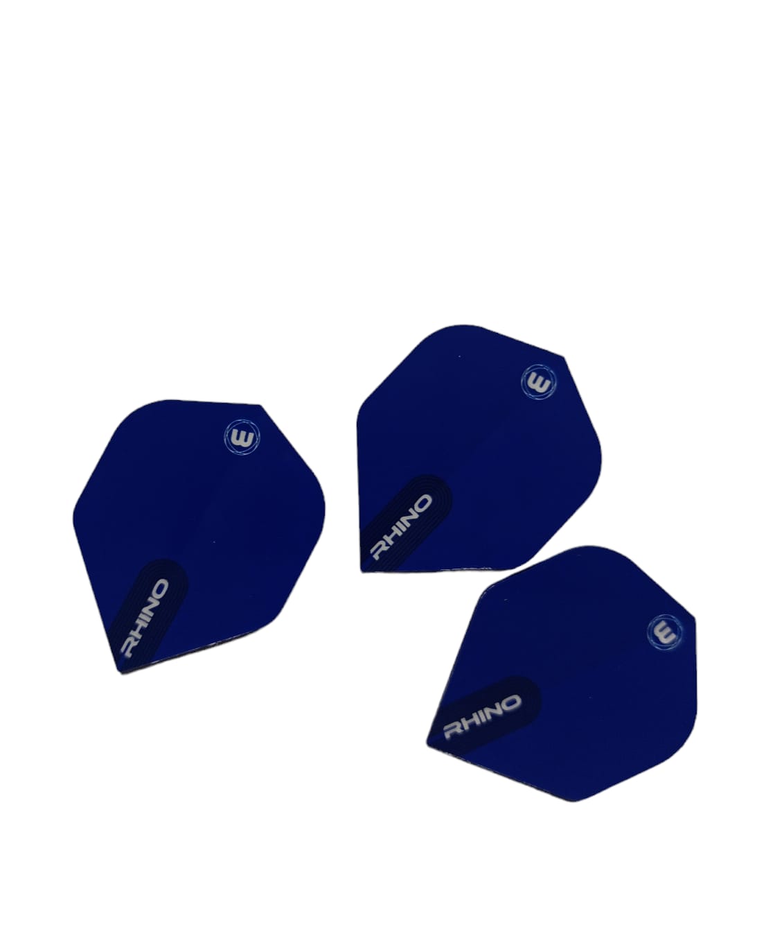 WINMAU RHINO DART FLIGHTS - BLUE (WINMAU LOGO) .113