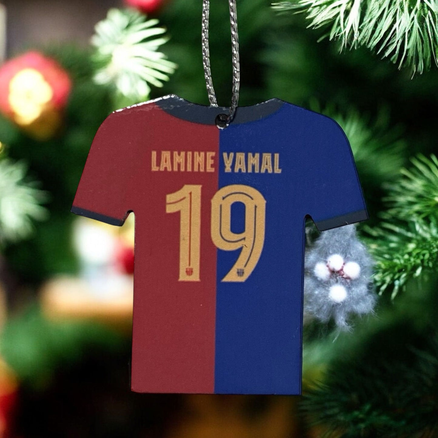 JERSEY CHRISTMAS DECORATION - Lamine Yamal (old number)
