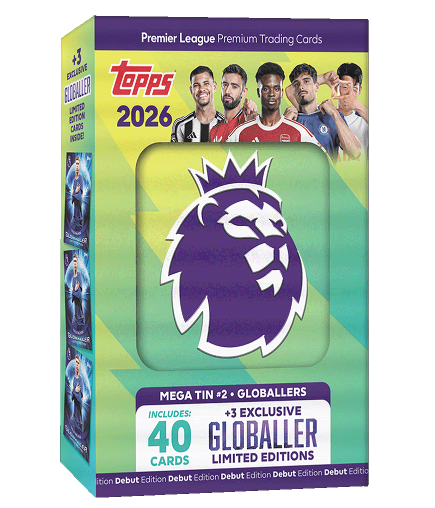 TOPPS PREMIER LEAGUE TRADING CARDS 2026 - MEGA TIN #2 GLOBALLERS
