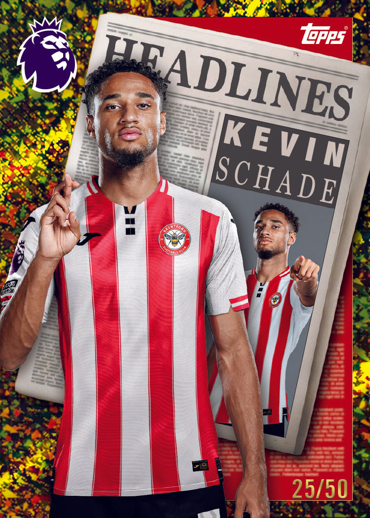 TOPPS PREMIER LEAGUE TRADING CARDS 2026 - MEGA TIN #1 GOAL MACHINE