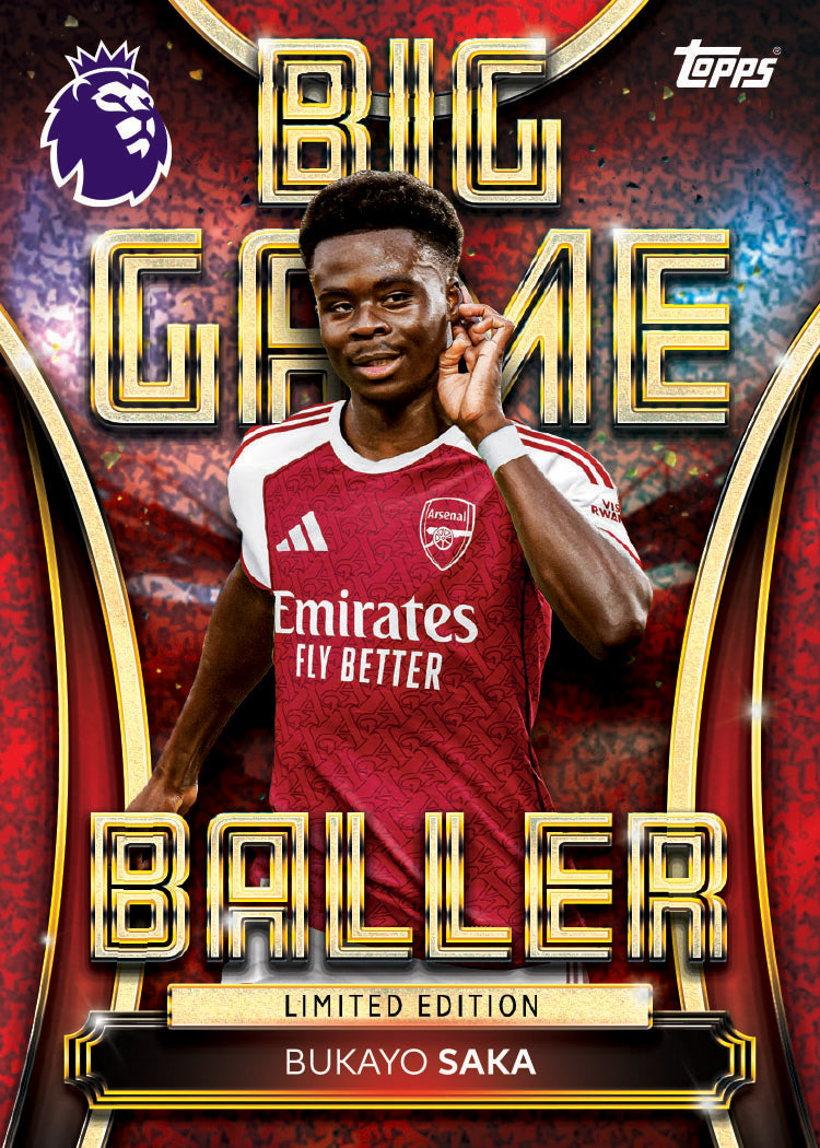 TOPPS PREMIER LEAGUE TRADING CARDS 2026 - MEGA TIN #3 BIG GAME BALLERS