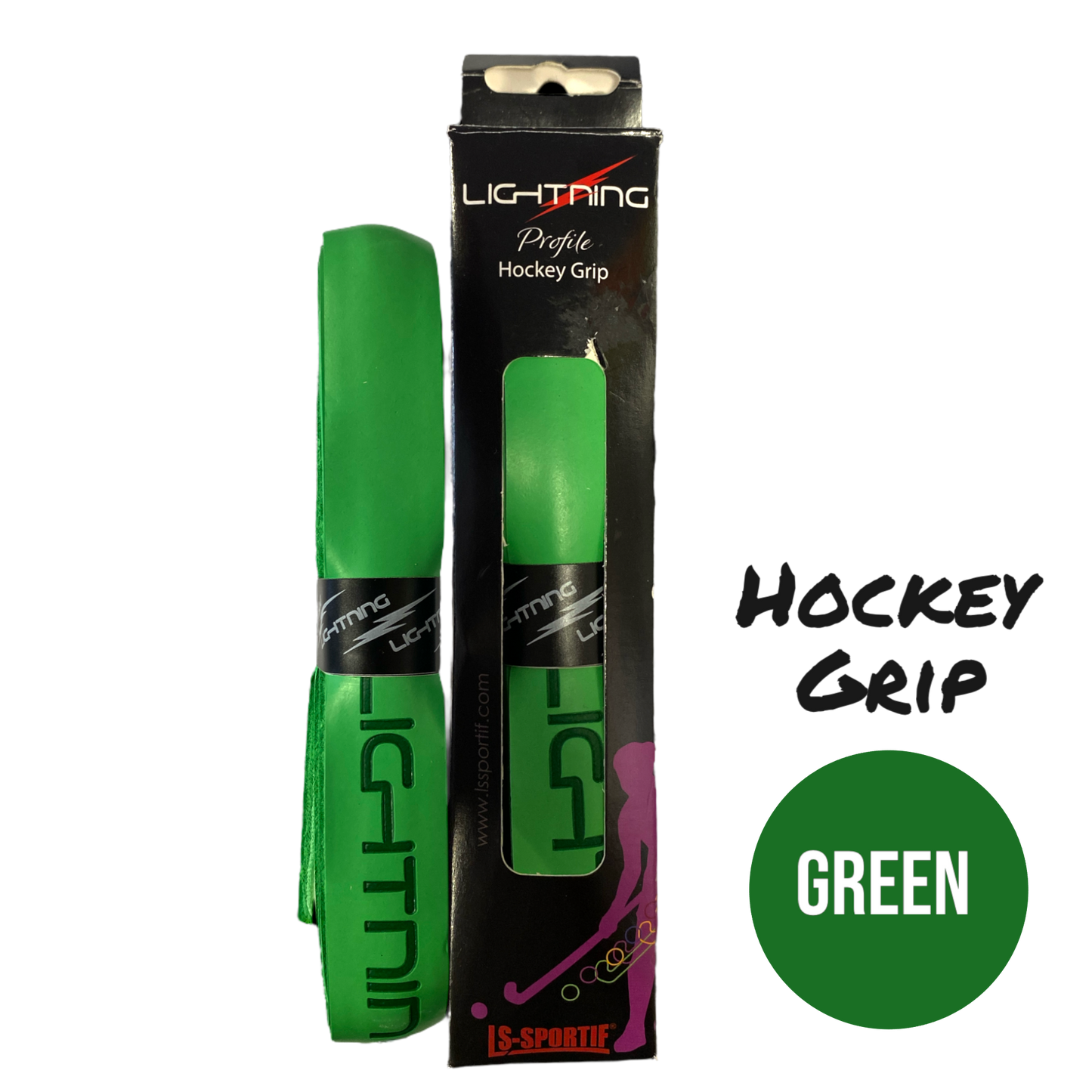 LIGHTNING XL HOCKEY GRIP - GREEN