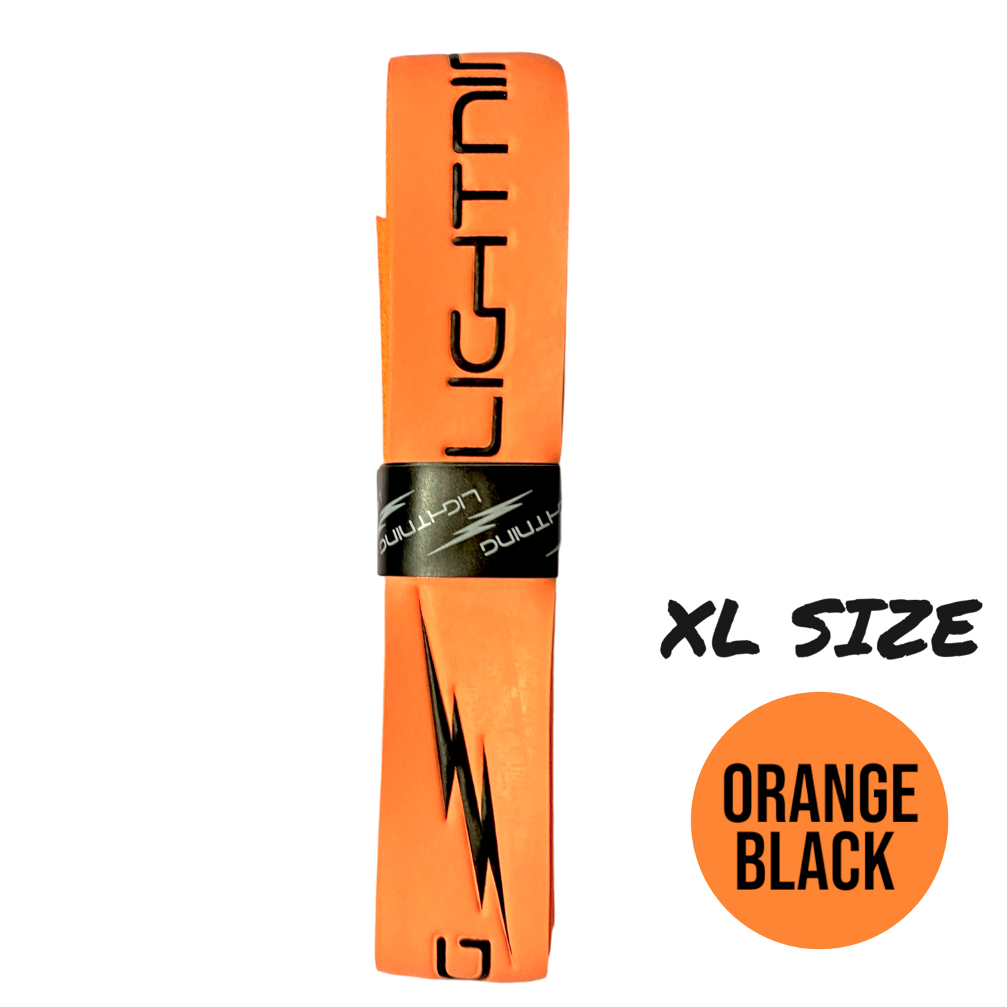 LIGHTNING EMBOSSED HURLING GRIP XL ORANGE/BLACK