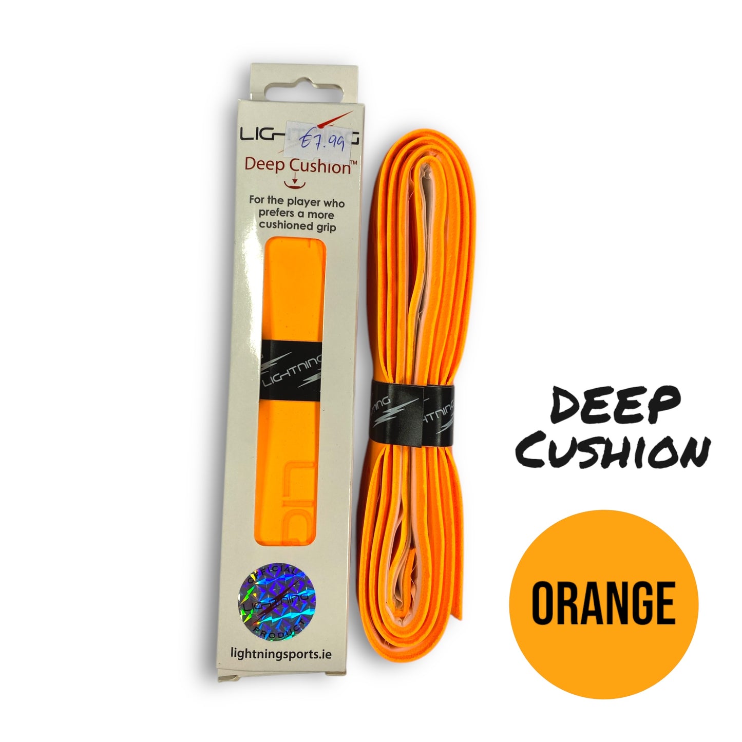 LIGHTNING DEEP CUSHION XL GRIP - ORANGE