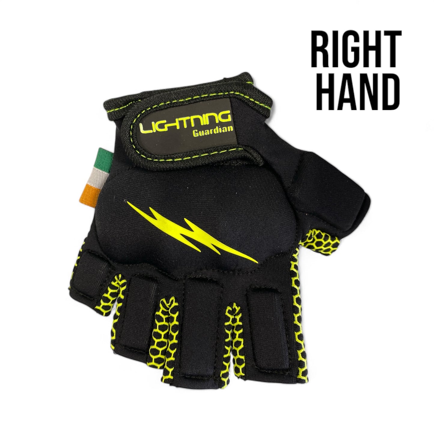 LIGHTNING GUARDIAN HURLING GLOVE - RIGHT HAND (BLACK/YELLOW)