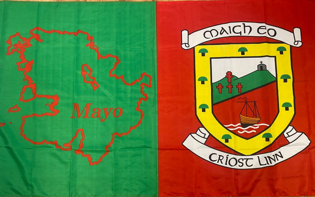 MAYO GAA FLAG - 5ft x 3ft (MAP)