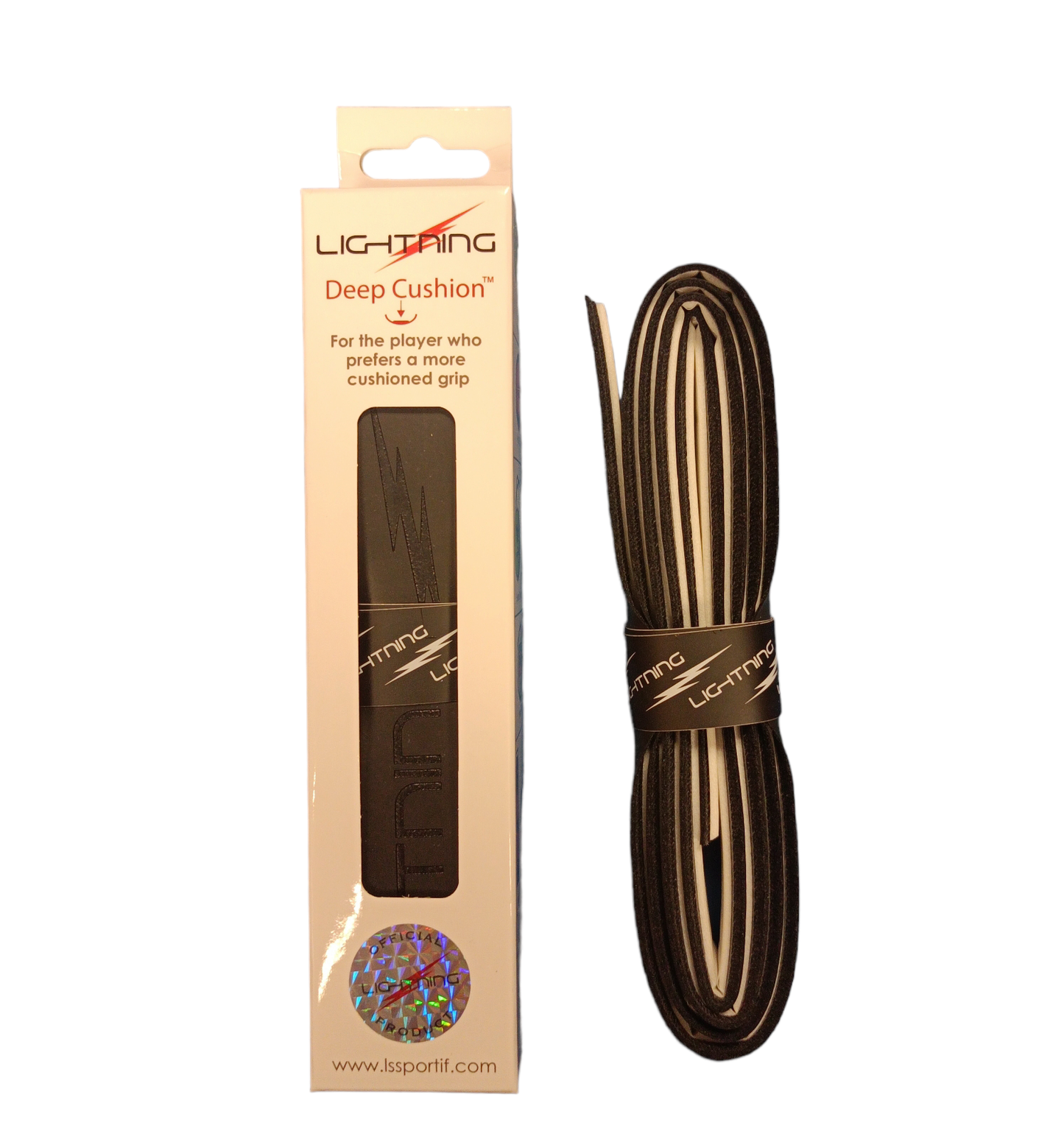 LIGHTNING DEEP CUSHION XL GRIP - BLACK
