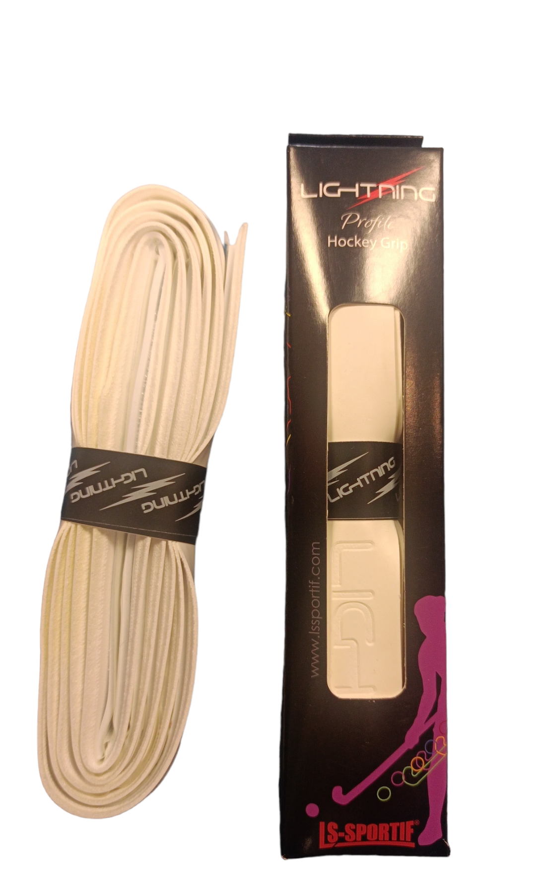 LIGHTNING XL HOCKEY GRIP - WHITE