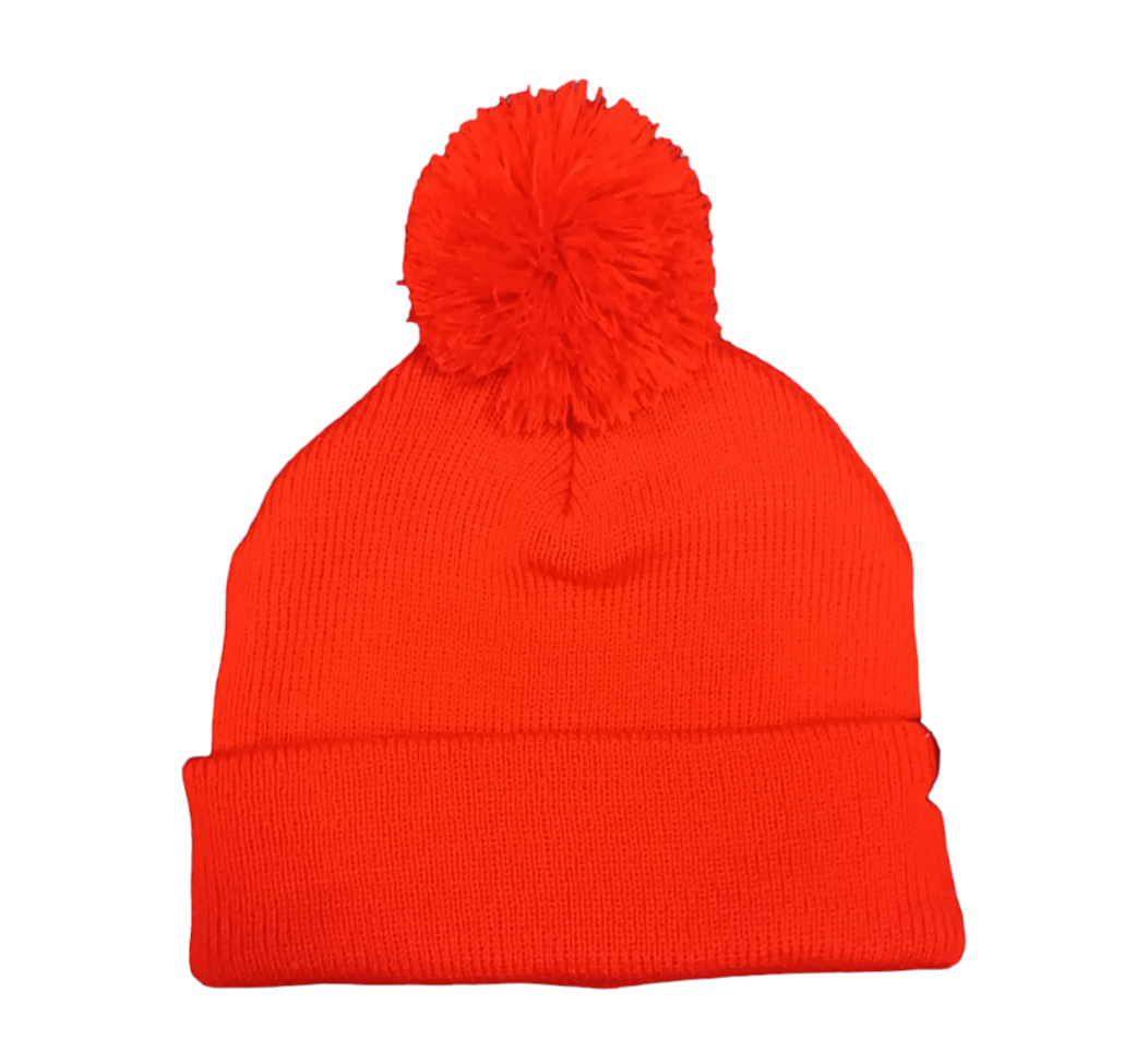PREMIER SPORTS RED BOBBLE HAT - RED BOBBLE
