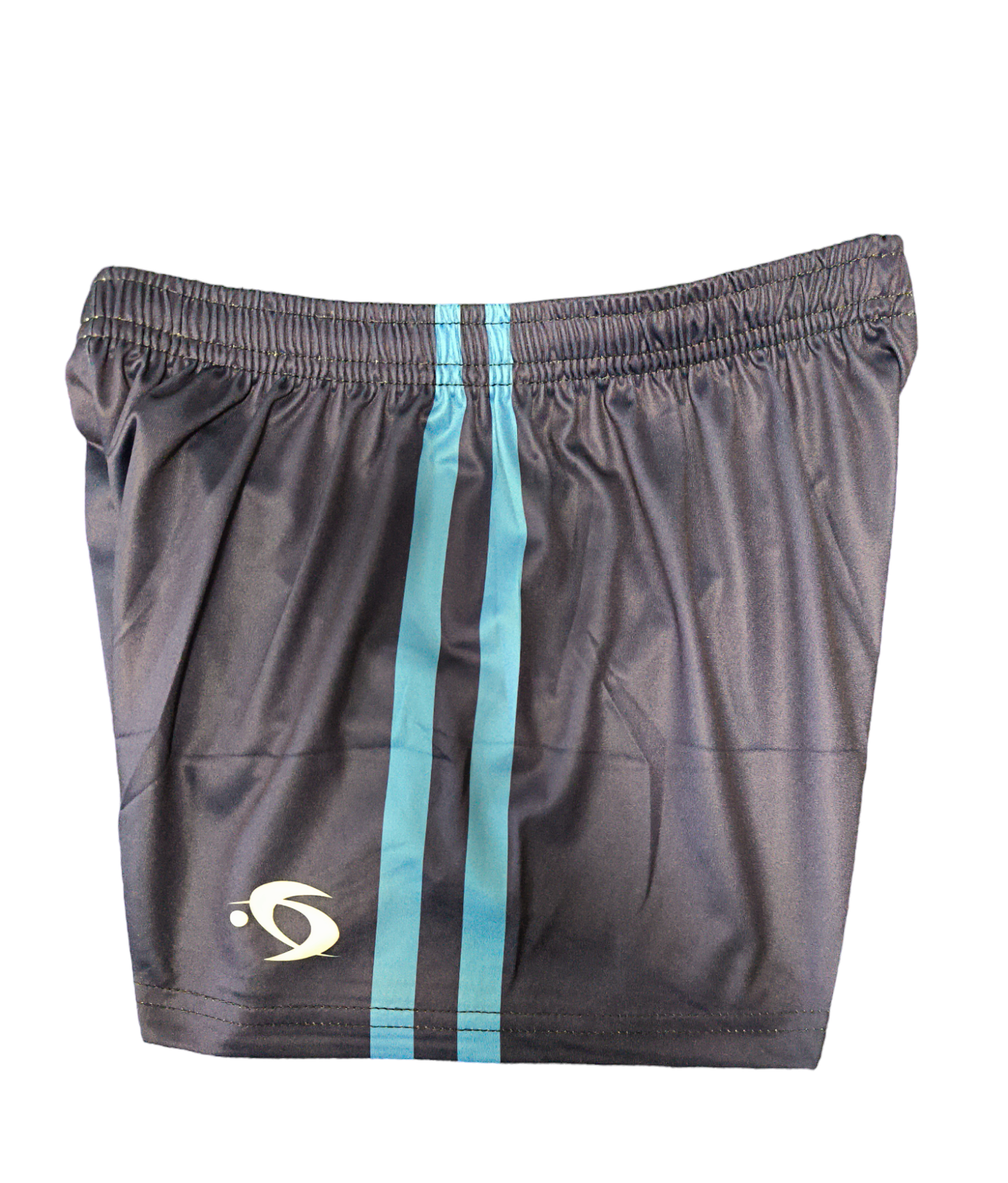 PREMIER SPORTS KIDS TRAINING SHORTS 24 - NAVY/CYAN
