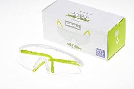 KARAKAL PRO 2500 SPORTS EYE PROTECTION JUNIOR - GREEN/WHITE