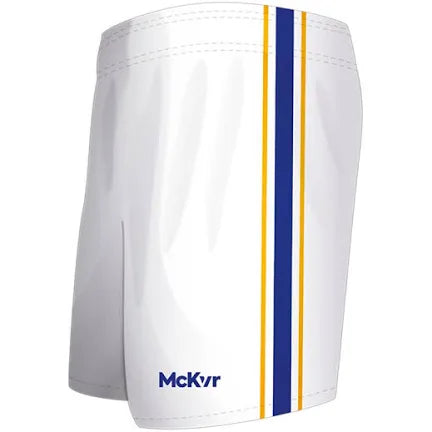 McKEEVER CORE 22 GAA SHORTS WHITE/BLUE/GOLD