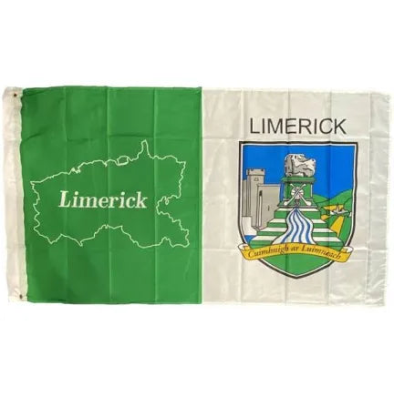 LIMERICK GAA FLAG - 5ft x 3ft (MAP)