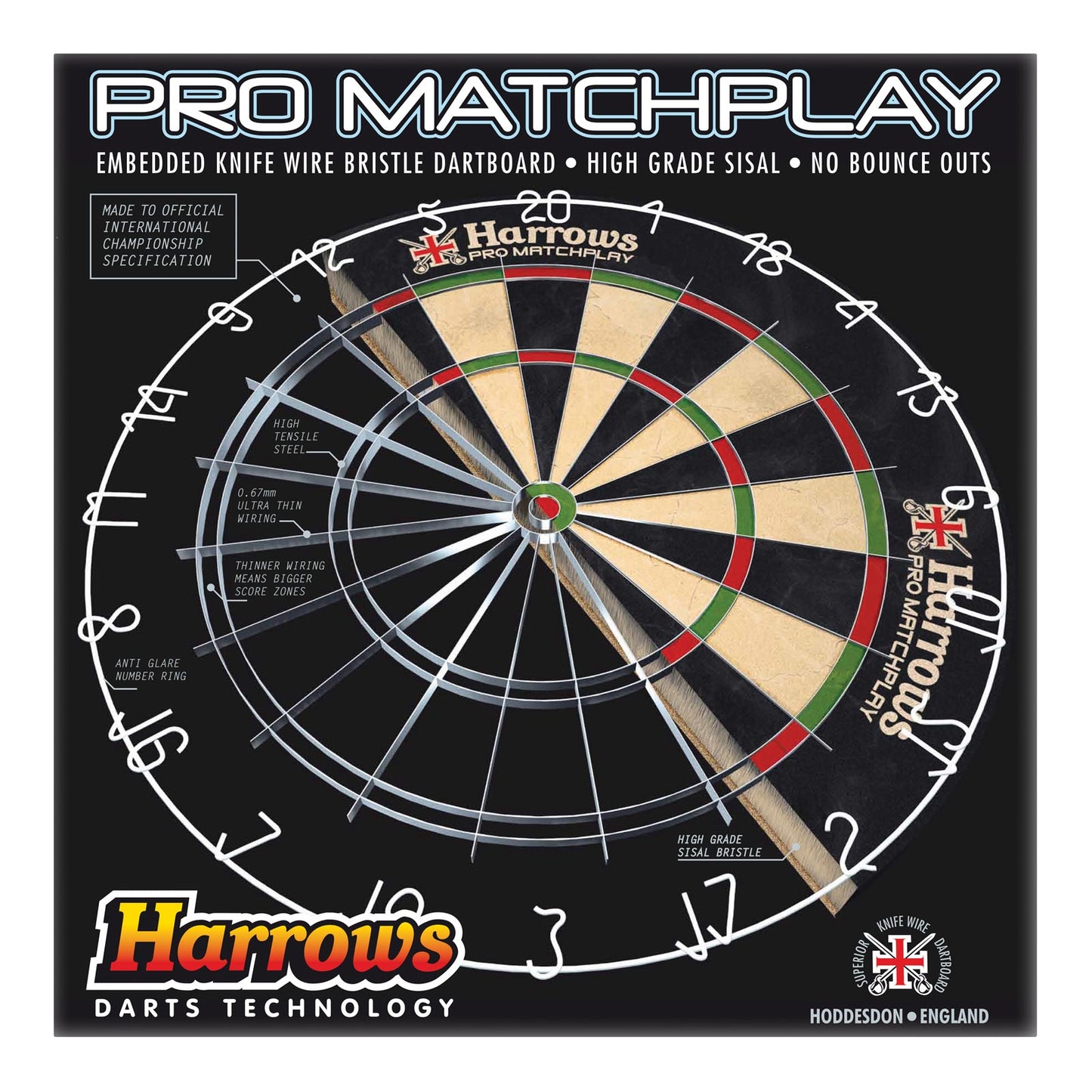 HARROWS PRO MATCHPLAY DARTBOARD