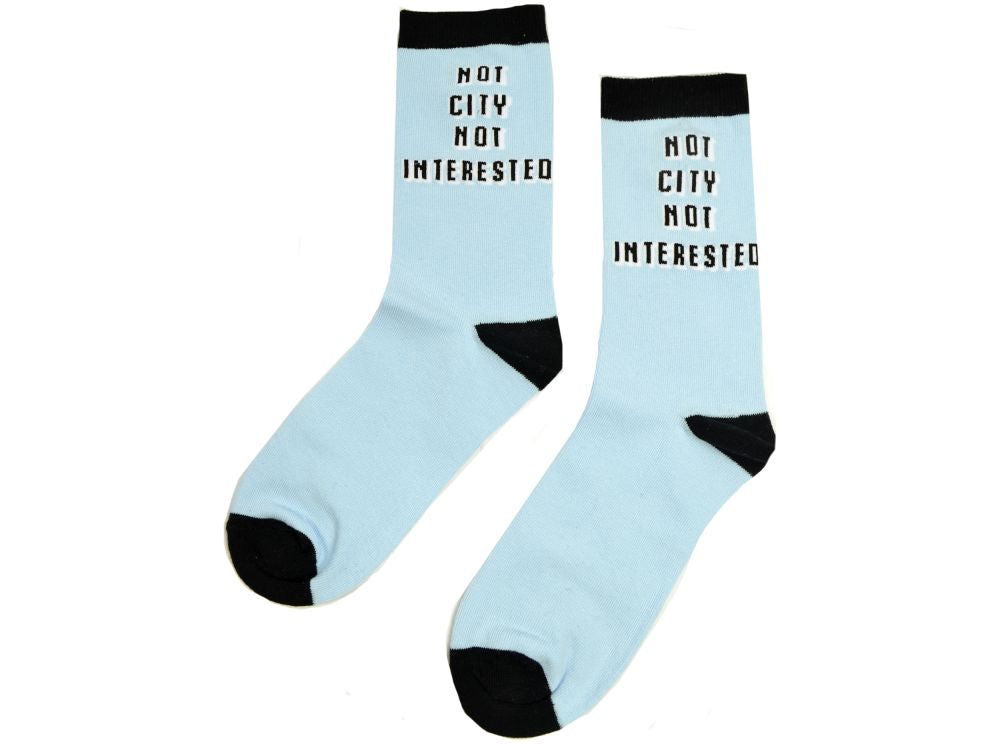 NOT CITY NOT INTERESTED SOCKS (8-11)