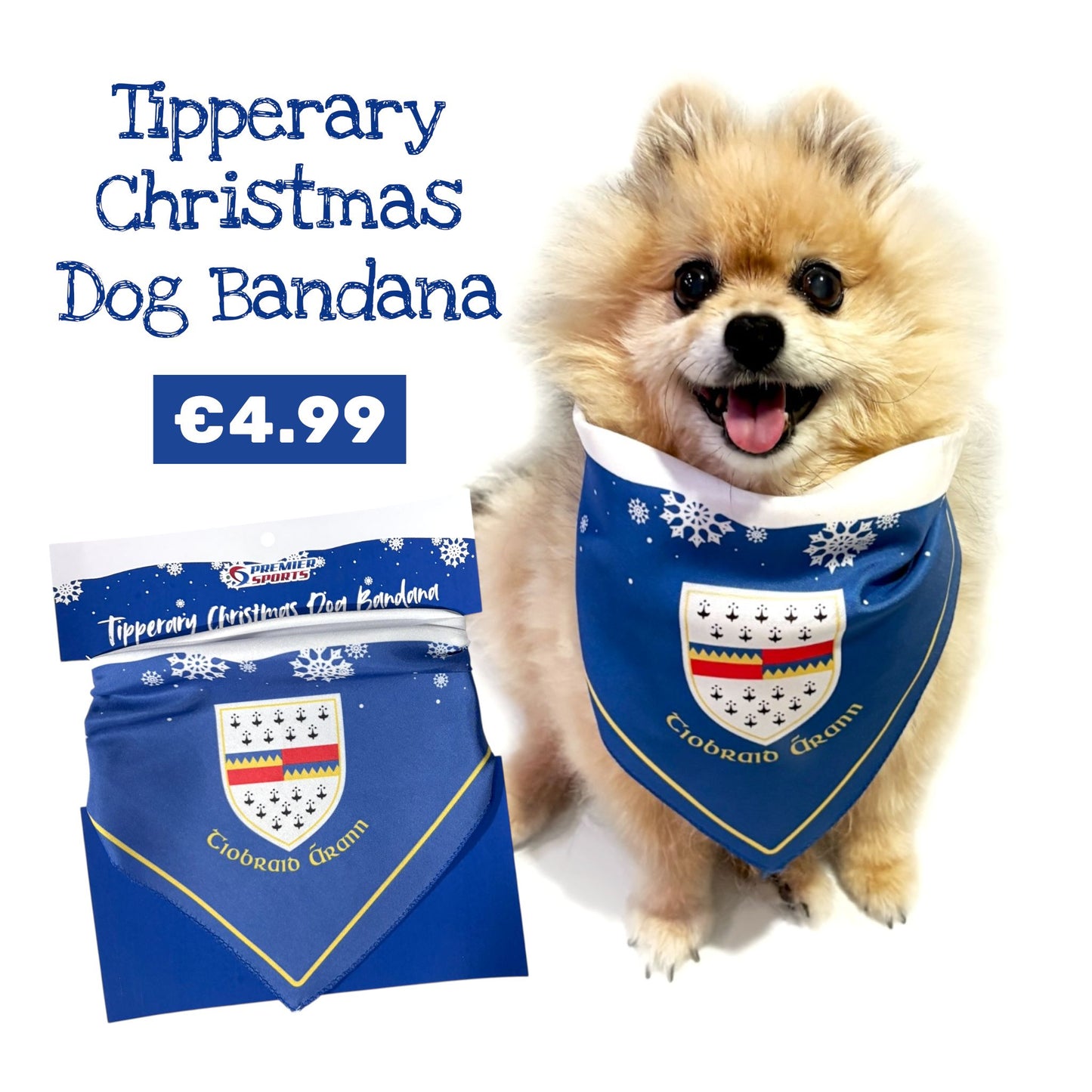 TIPPERARY CHRISTMAS DOG BANDANA