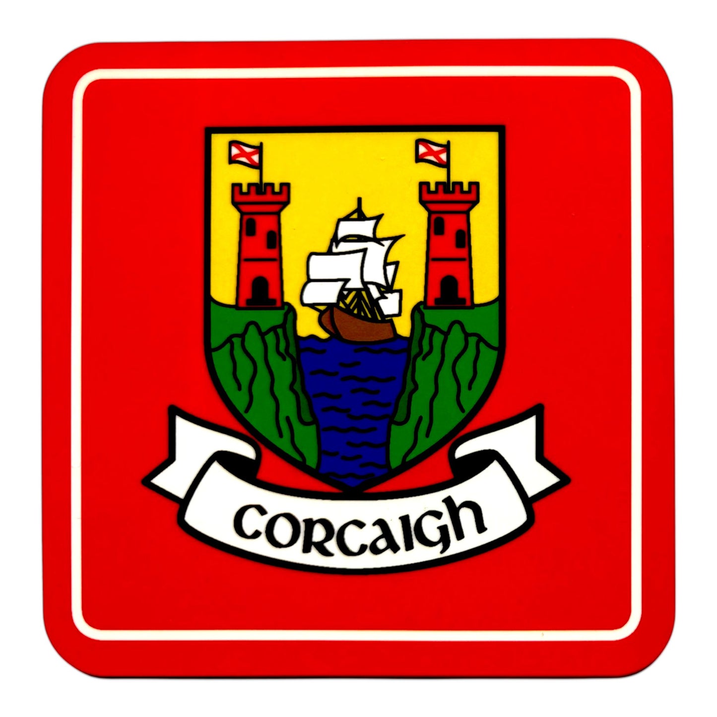 COUNTY CREST COASTER - CORK