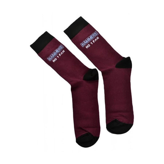 HAMMERS NO. 1 FAN SOCKS (8-11)