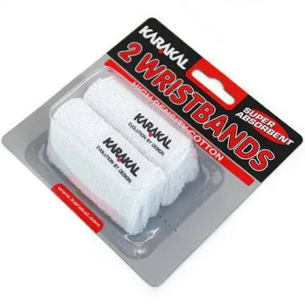 KARAKAL WRISTBAND 2 PACK - WHITE