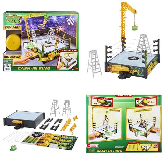 WWE MONEY IN THE BANK CASH-IN RING PLAYSET