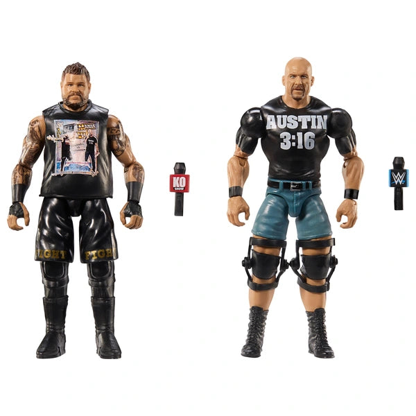 WWE MAIN EVENT SHOWDOWN - KEVIN OWENS vs STONE COLD STEVE AUSTIN (2 PACK)