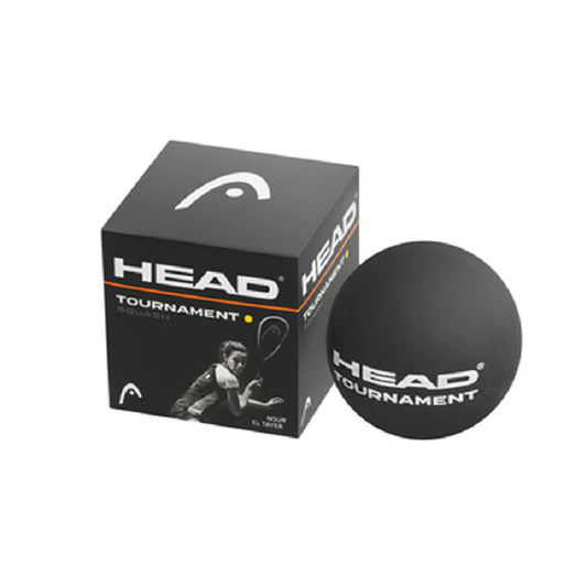 HEAD TOURNAMENT SQUASH BALL - SINGLE YELLOW DOT