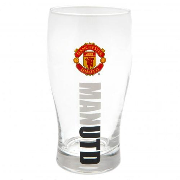 MAN UTD PINT GLASS