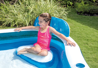 INTEX WET SET SWIM CENTRE FAMILY LOUNGE POOL - 90" x 90" x 26"