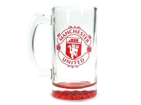 MAN UTD STEIN PINT GLASS