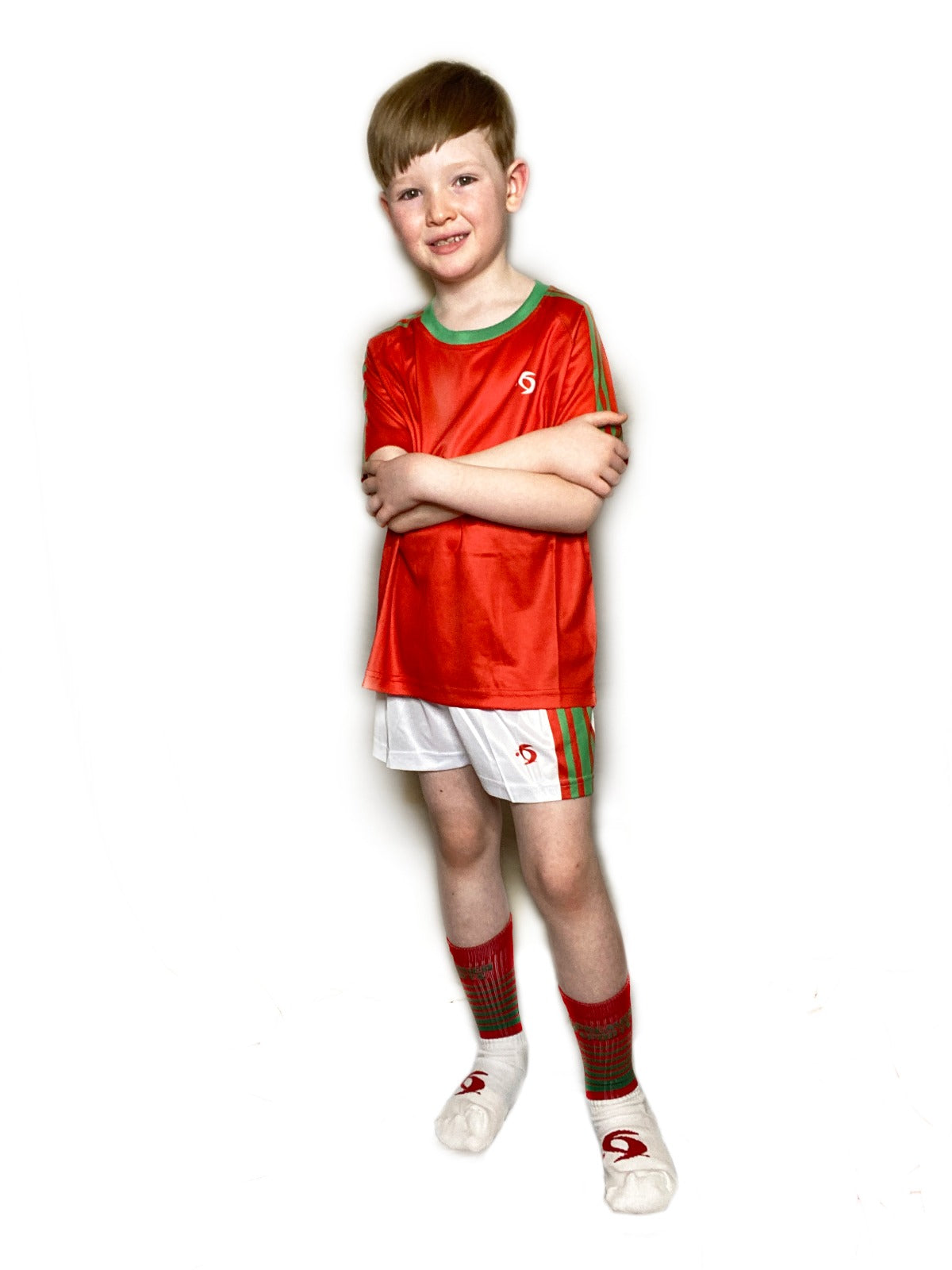 PREMIER SPORTS TRAINING JERSEY - KIDS (RED/GREEN)