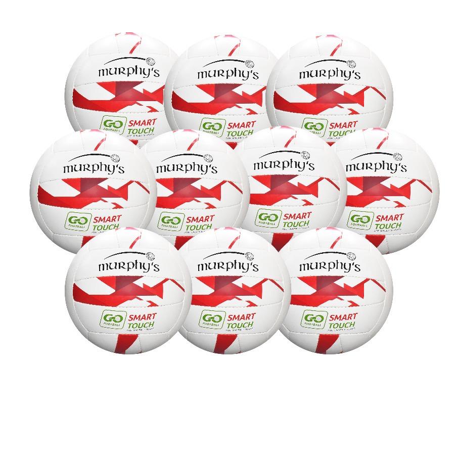 MURPHYS SMART TOUCH GAELIC FOOTBALL - 10 PACK