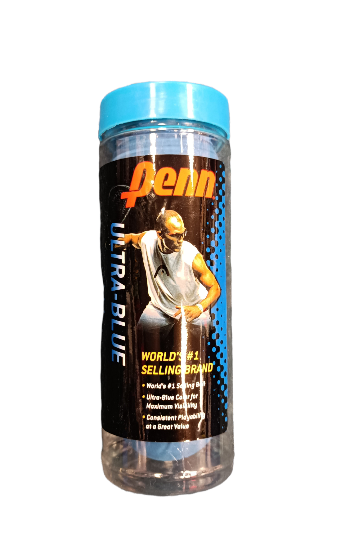 PENN ULTRA-BLUE- RACKET BALLS