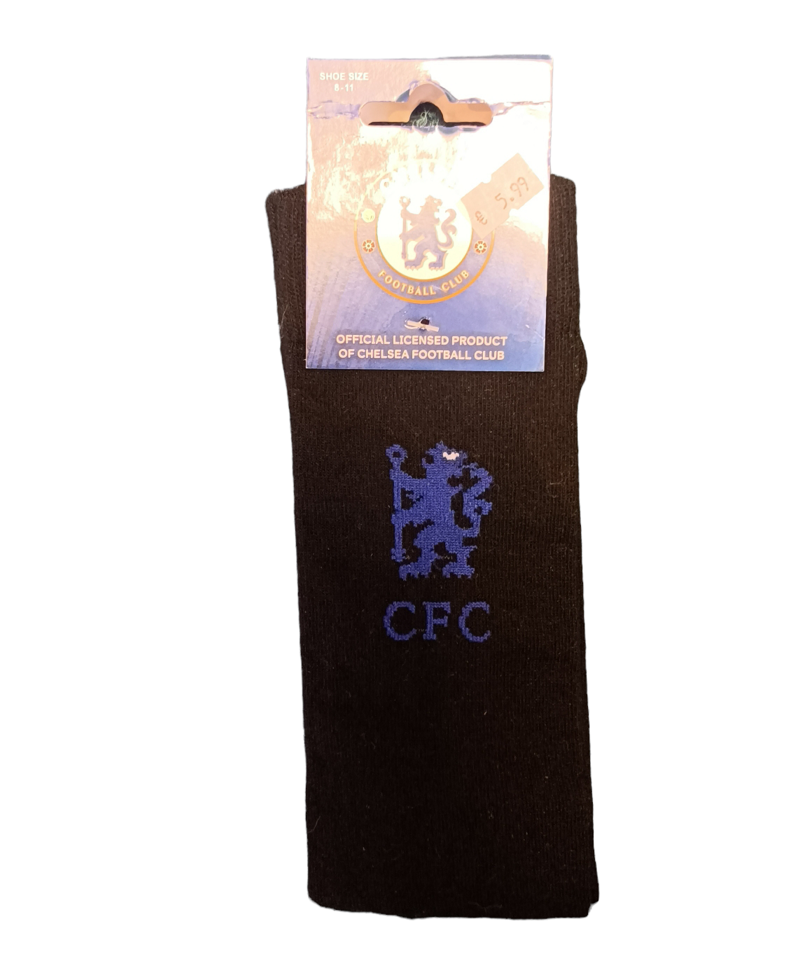 CHELSEA LOGO SOCKS (8-11)