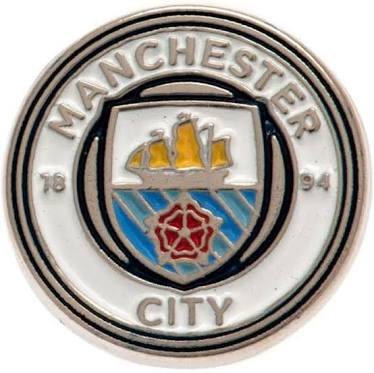 MAN CITY CREST PIN BADGE