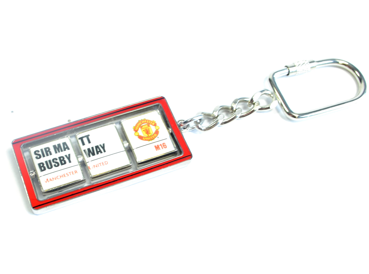 MAN UTD SPINNER KEYRING