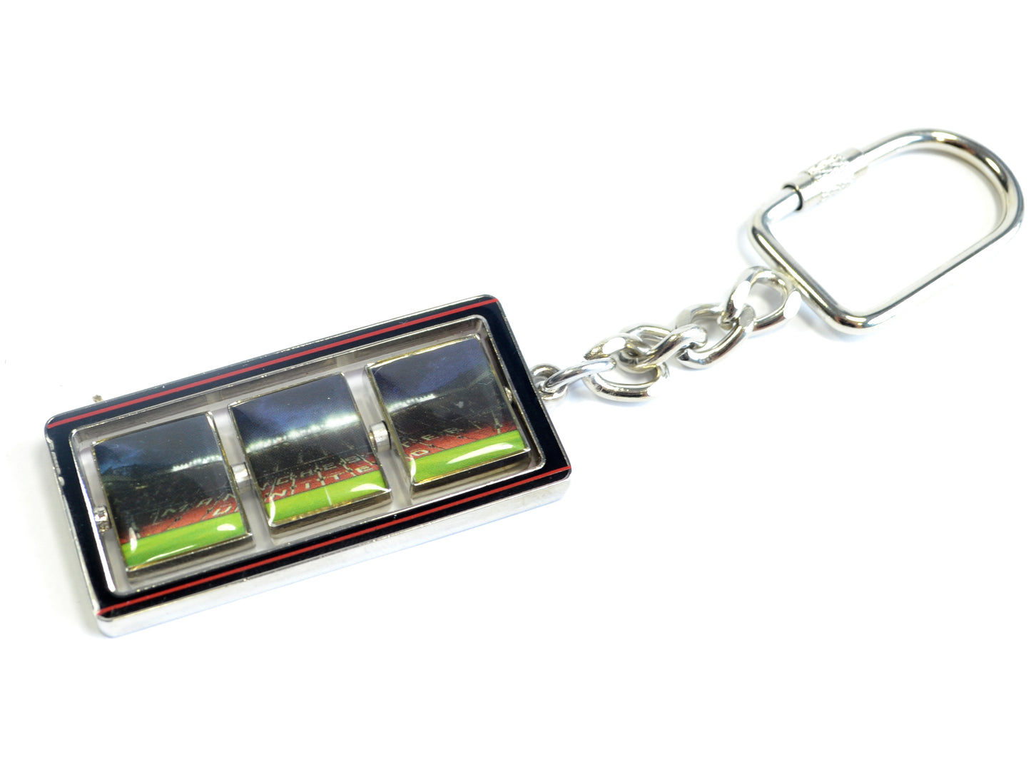 MAN UTD SPINNER KEYRING