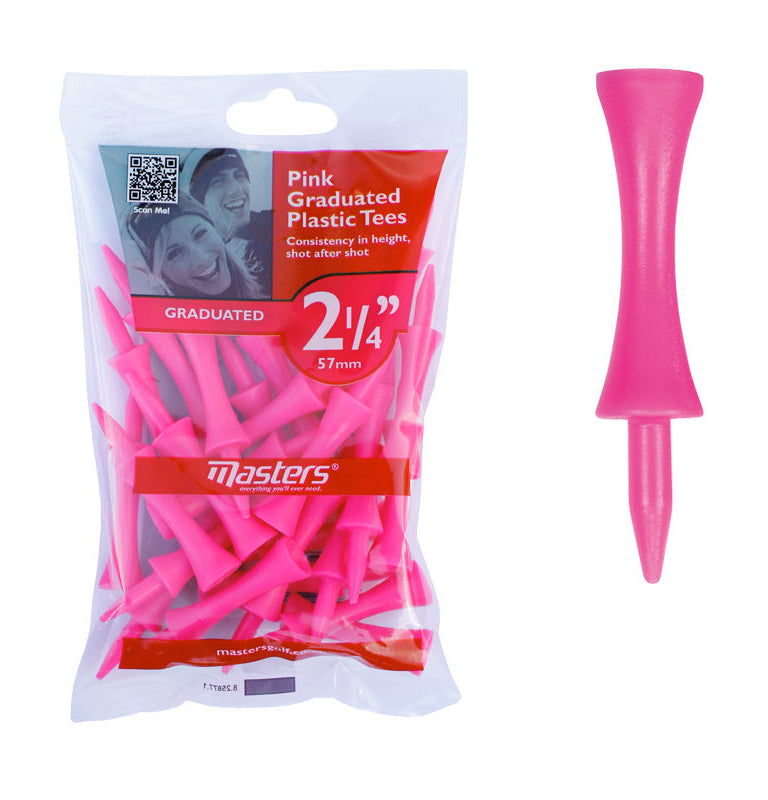 MASTERS PLASTIC GRADUATED TEES (2 1/4")