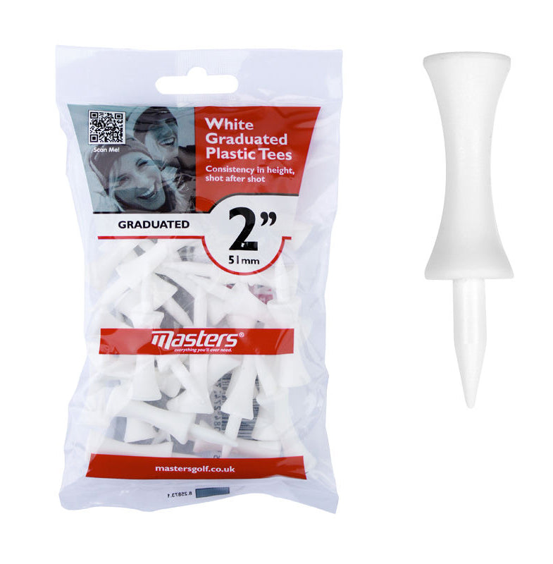 MASTERS PLASTIC GRADUATED TEES (2")