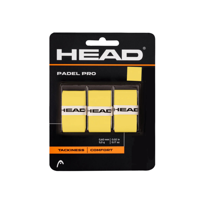 Head - Padel grips 3 pack - Yellow