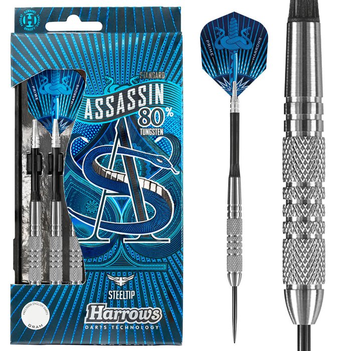 Harrows - Assassin 80% Tungsten Darts - 26g