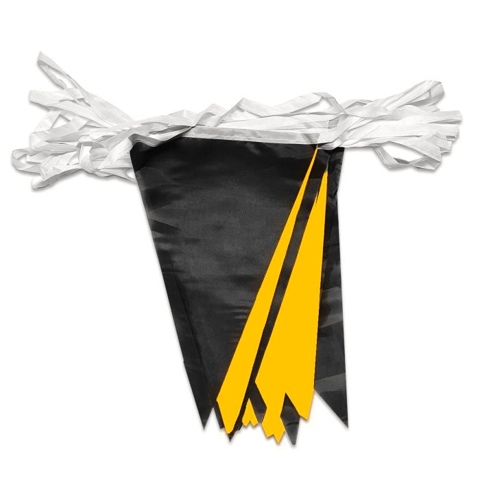 Bunting  - 10 Metre  - Black/Amber