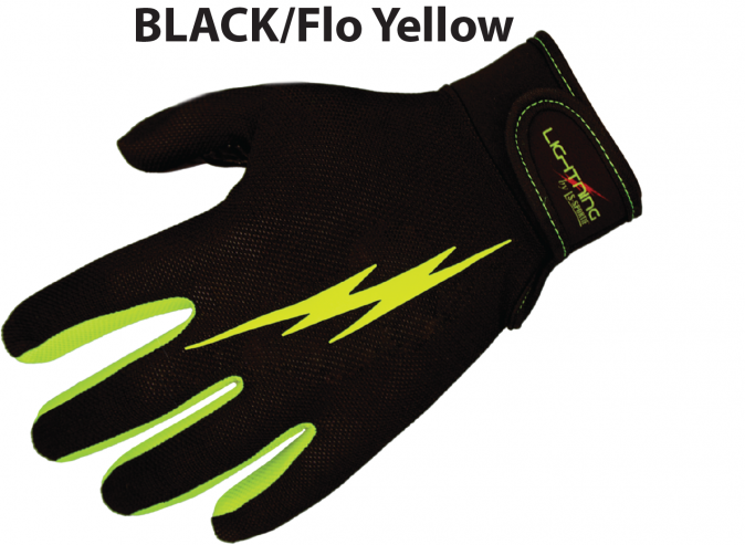 Lightning  - Super Micro Mesh Gaelic Gloves  - Black