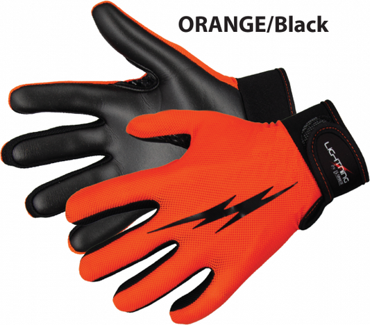 LIGHTNING SUPER MICRO MESH GAELIC GLOVES - ORANGE