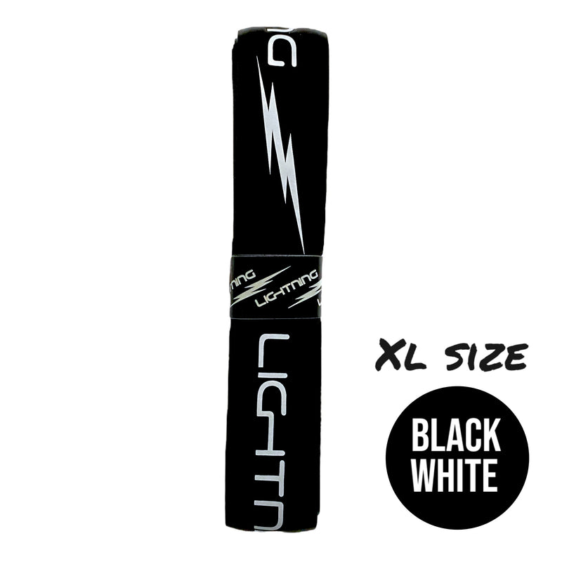 Lightning  - Embossed Hurling Grip  - XL  - Black/White