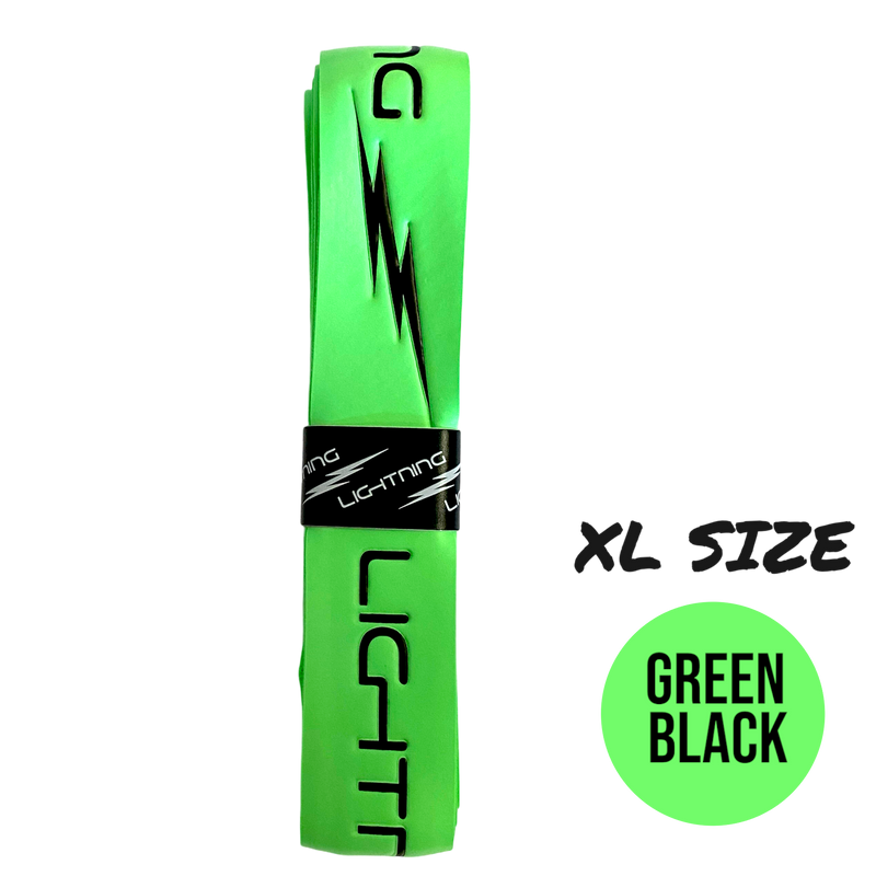 Lightning  - Embossed Hurling Grip  - XL  - Green/Black