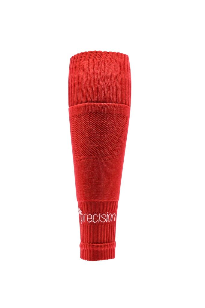 PRECISION PRO FOOTLESS SLEEVE SOCK - RED