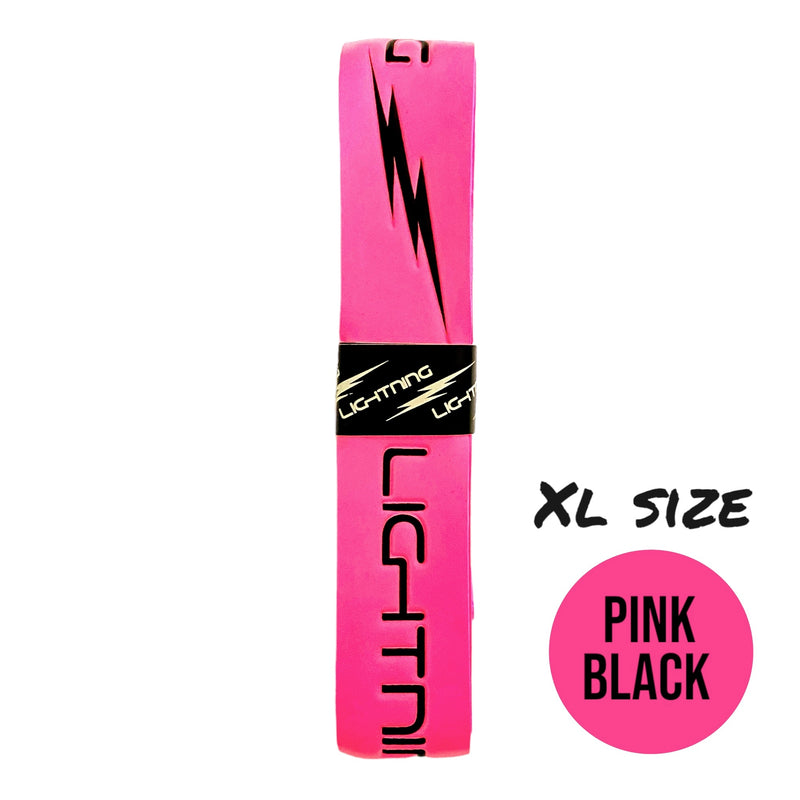 Lightning  - Embossed Hurling Grip  - XL  - Pink/Black